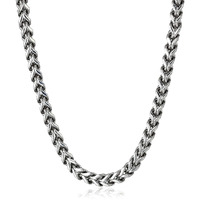 Yellow Chimes Chain for Men and Boys Silver Chain Men Crub Neck Chain for Men | Stainless Steel Chains for Men | Birthday Gift for Men & Boys Anniversary Gift for Husband