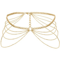Yellow Chimes Waist Chain For Women Gold Plated Multilayer Waist Chain For Women and Girls