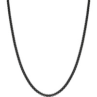 Yellow Chimes Chain for Men and Boys Black Neck Chain for Men | Stainless Steel Chains for Men | Birthday Gift for Men and Boys Anniversary Gift for Husband