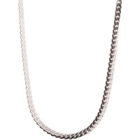 THE MEN THING Chain for Men - 6.2mm Flat Snake Chain Silver Stainless Steel 24inch for Men & Boys