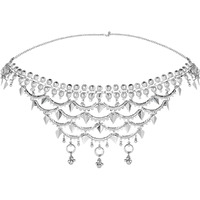 I Jewels Ethnic Silver Oxidised Traditional Adjustable Boho Waist Chain/Belly Chain/Kamarband For Women (Style-6)