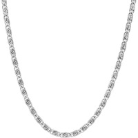 Nakabh Handmade Anti-Tarnish Stainless Steel Chain Necklace for Men Boys (Design 01)