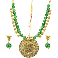 Jewels Galaxy Amazing Beads Copper Tantalizing Necklace Set for Women/Girls (CT-NCK-44003)