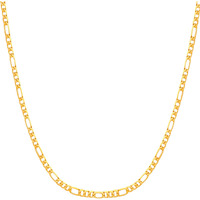 Fashion Frill Limited Edition Sachin Design Gold Plated Thin Necklace Chain For Men & Boys Golden 28 Inches