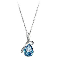 I Jewels Silver Plated Designer Pendant Set with Earrings for Women (Style 6)