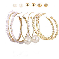 Jewels Galaxy Jewellery For Women Gold-Toned Gold Plated Earrings Combo (JG-PC-ERGG-8627)