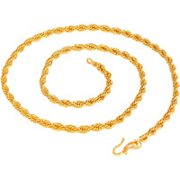 Fashion Frill Gold Plated Chain Necklace For Men Boys Women Girls Jewelry Elegant Design Jewellery Gift