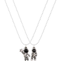 Fashion Frill Airspace Silver Plated Neck Chain Stainless Steel Chain Pendant For Women Men Boys