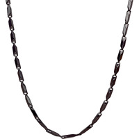 Fashion Frill Exclusive Rise Design Stainless Steel Black Silver Neck Chain Necklace For Men Boys Girls Mens Jewelry