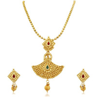 APARA Gold Plated pendant Set for Women