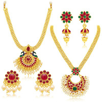 Sukkhi Jewellery Sets for Women (Golden) (403CB1900)
