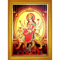 ADA Handicraft Aluminum Plated Wood Photo Frame (35 x 25 x 1 cm, Multicolour)