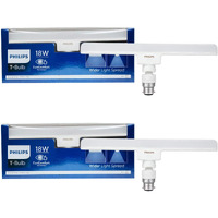 Philips 929001931413 Base B22 18-Watt LED Bulb (Pack of 2, Cool Day Light)