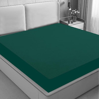 GADDA CO Cotton Feel Terry 78x60 inch Ultra Soft Waterproof Mattress Protector Queen Size | Breathable Hypoallergenic Mattresses Cover for Queen Size Bed (78x60 inch | 6.5x5 feet, Color-Peacock