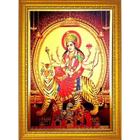 ADA Handicraft Aluminum Plated Wood Photo Frame (35 x 25 x 1 cm, Multicolour)