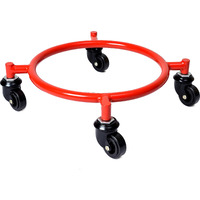 Satpudas RedTurtle Gas cylinder trolley an ideal LPG cylinder trolley for everyday use. (Colour: Red)