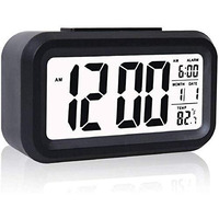 CBK Digital Alarm Clock Table Clock for Students, Home, Office, Corporate with Automatic Sensor, Date & Temperature