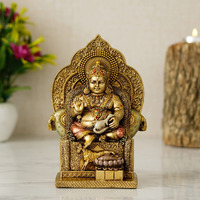 Mukundra Art N Craft 7 Poly Resin Lord Kuber Statue for Wealth and Harmony | God kuber Idol | Murti | Statue | showpiece for Home | Kuber ji ki murti for puja Decorative Showpiece. (Multi Color)