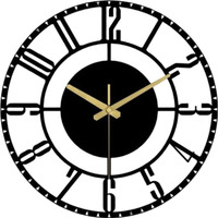 AVVIC MART Antique Metal Analog Wall Clock for Home | Big Size Modern Decorative Wall Watch for Home (Style 15)