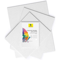 HOME BUY Cotton Canvas Board Multi Pack, Professional Primed White Blank- Artist Canvas Boards for Painting, Acrylic Paint, Oil Paint Dry & Wet Art Media (TOTAL 4 PC () 1X(5X7,8X10,9X12,10X14))