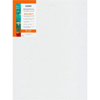 Pragati Systems Medium Grain 18x24 Inch 10 Oz. Primed Cotton Pre Stretched Canvas with Wooden Frame for Painting ACS1824, White (Pack of 1)