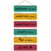 PARKOTA HOUSE Home Dcor Items Ganesh Mantra Wooden Wall Hangings for home living room bedroom-Large Size Multicolor (Multicolor-7)