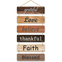 PARKOTA HOUSE Designer Home Dcor Ganesh Mantra Wooden Wall Hangings for home living room bedroom-Large Size Multicolor (Multicolor-4)