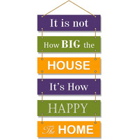 PARKOTA HOUSE Home Dcor Items Ganesh Mantra Wooden Wall Hangings for home living room bedroom-Large Size Multicolor (Multicolor-11)