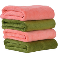 Yellow Weaves Super Soft Microfiber Hand Towels, Gym & Workout Towels 400 GSM, Set of 4, Multicolour