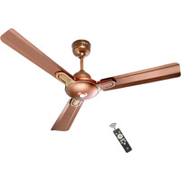 ACTIVA Energia Premium 1200 MM (28 Watts) 380 RPM BLDC Motor Fan With LED Light |Remote| 3 Blade Energy Saving Ceiling Fan With 5 Year Warranty (ROSE WOOD)