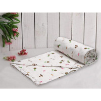 Trance Home Linen Pure Cotton Reversible Dohar Single Bed Size | AC Blanket Comforter | Soft Light-Weight Bed Blanket (56 x 88 inch, Toys, Pack of 1)