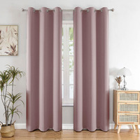 HOMEMONDE 4 Feet 71% Room Darkening Blackout Curtain for Small Window, Thermal Insulated, Pack of 1, 48 Inches - Avacado Green