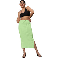 Jaanvi fashion Womens Cotton Mermaid Saree Shapewear,Petticoat,Skirt, Comfortwear (Mermaid-Moss-Green-s)