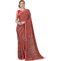 Jaanvi fashion Womens Ethnic Floral Crepe Silk Saree With Blouse (fashionably-good-9704-d)