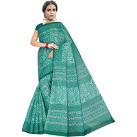 TAMAIRA FASHION Womens Plain Weave Pure Cotton Saree Without Blouse Piece(2203_SeaGreen)