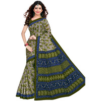 TAMAIRA FASHION Womens Plain Weave Cotton Saree (RI 1354_Grey)