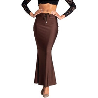 BENE DE Womens 4Way Spandex Blend Saree Shapewear Petticoat for Women, Shapers for Womens Sarees (Maroon - 5XL)