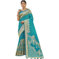 MANOHARI adorable woven pattern Banarasi Silk saree for women with Blouse Piece_MN1743