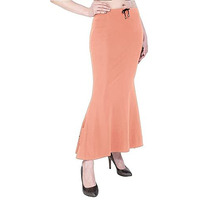 BENE DE Womens 4Way Spandex Blend Saree Shapewear Petticoat for Women, Shapers for Womens Sarees (Orange - 4XL)