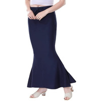 BENE DE Womens 4Way Spandex Blend Saree Shapewear Petticoat for Women, Shapers for Womens Sarees (Navy - 3XL)