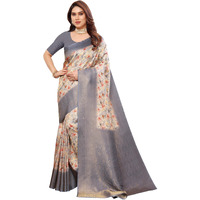 Sidhidata Womens Kanjivaram Banarasi Softy Soft Silk Saree With Unstitched Blouse Piece (Softy Yodha_Multicolour_Free Size)