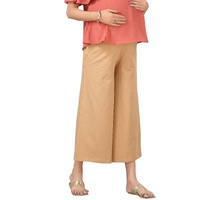 Easy Feed Womens Cotton Lycra Over The Belly Maternity Plazo /Culottes for Pregnant Women for pre & Post Pregnancy