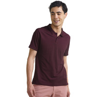 DAMENSCH Constant Mens All-Degree Thermoregulating Pique 500 Day Polo T-Shirt - 2 btn -Pack of 1-Loyal Maroon-XX-Large