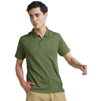 DAMENSCH Constant Mens All-Degree Thermoregulating Pique 500 Day Polo T-Shirt - 2 btn -Pack of 1-Forest Green-X-Large