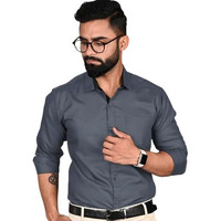 Tee Projekt Casual Shirt for Men Regular Fit Long Sleeve Shirt Suitable for Event Formal Wear