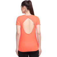 Invincible Womens Top (TE9025XO3_Orange_S)