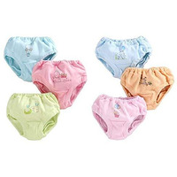 Gilli Shopee Baby Boys and Girls Unisex Cotton Innerwear Brief Panty Brief Bloomer Combo 6-12 Months (Pack of 6) Multicolour