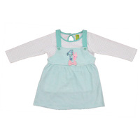 Clothe Funn Baby Girls Pinafore Knee length dress