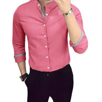 Tee Projekt Casual Cotton Long Sleeve Shirt for Men Formal Wear Regular Wear
