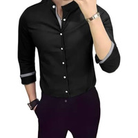 Tee Projekt Casual Cotton Long Sleeve Shirt for Men Formal Wear Regular Wear